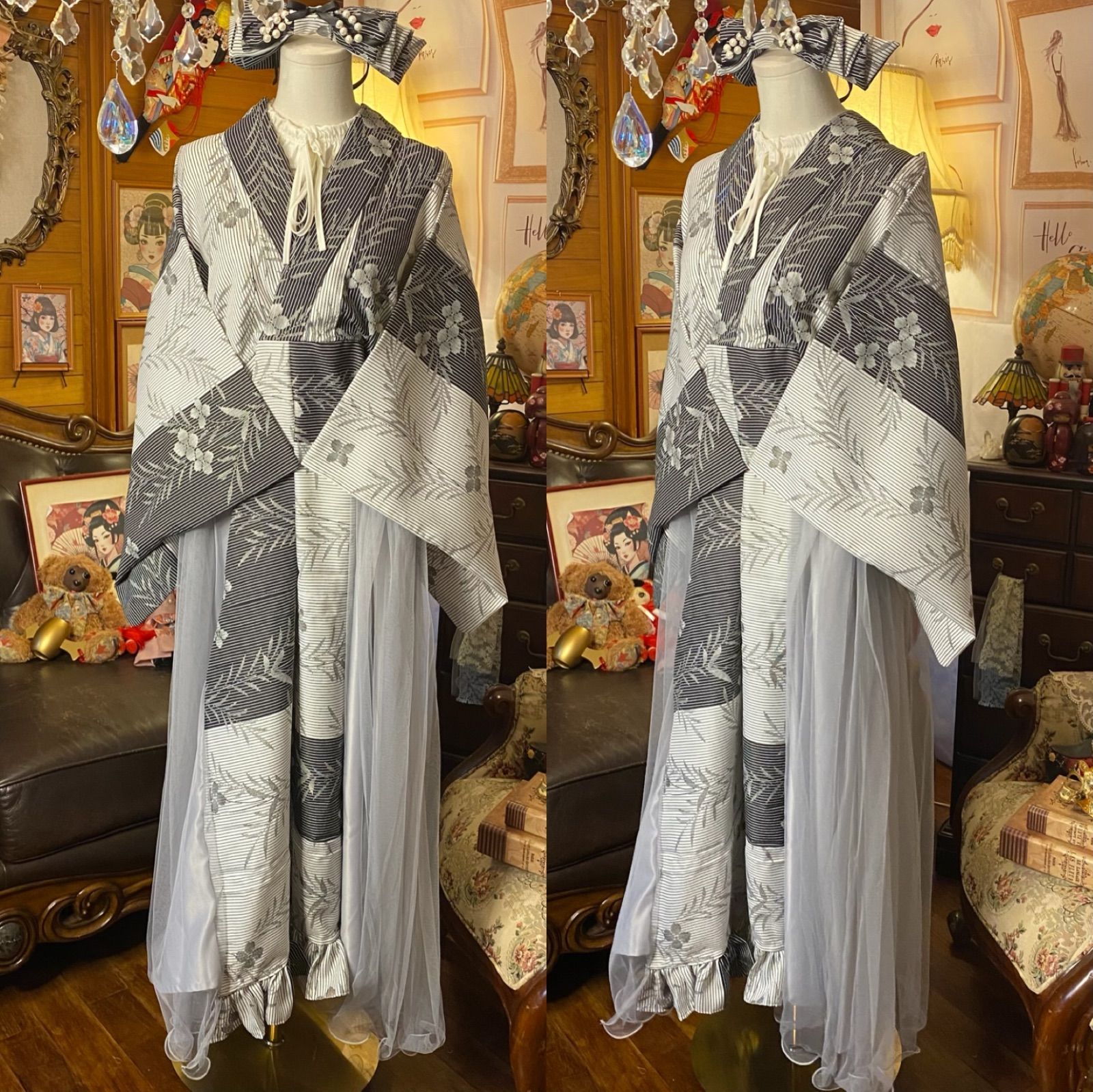 薄墨色のボタニカル