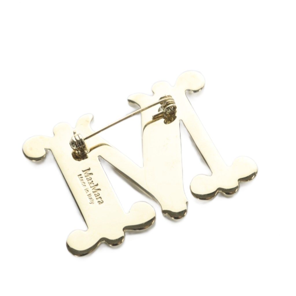 【極美品】MaxMara マックスマーラ ロゴ ブローチ ブルー ゴールド M 楽天市場】【10/30限定・最大2万円OFFクーポン配布中】MAX MARA