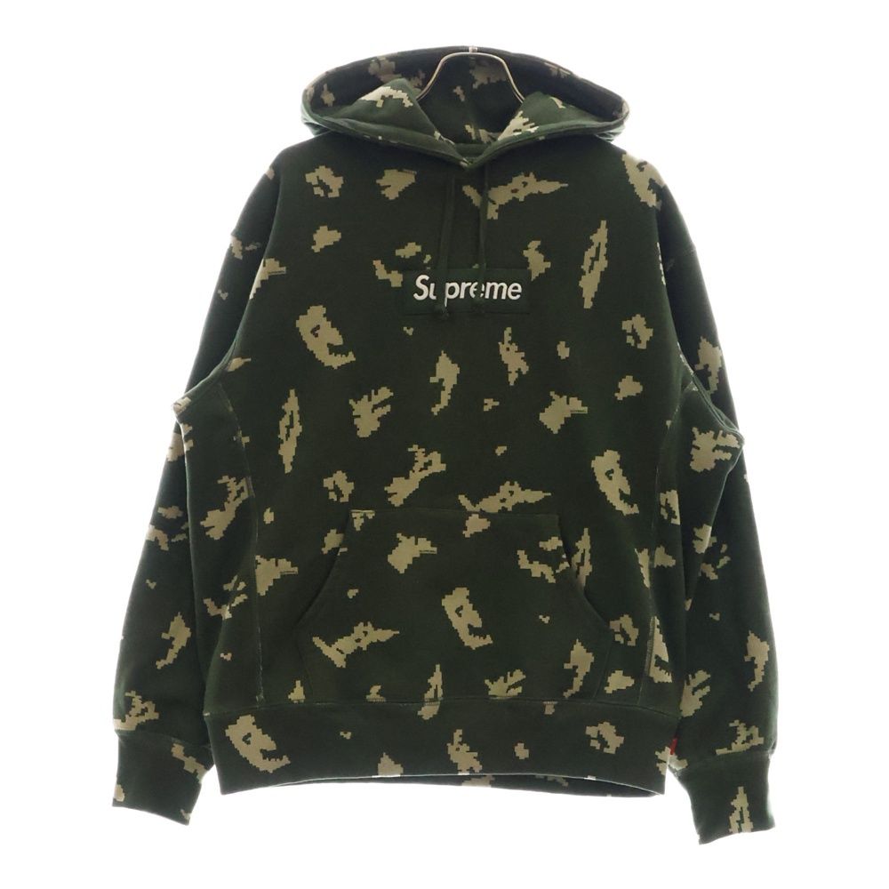 SUPREME (シュプリーム) 21AW Box Logo Hooded Sweatshirt Olive 