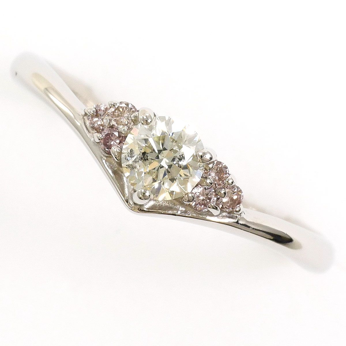 PT900/プラチナ リング・指輪 11号 ダイヤモンド 0.25ct ダイヤモンド