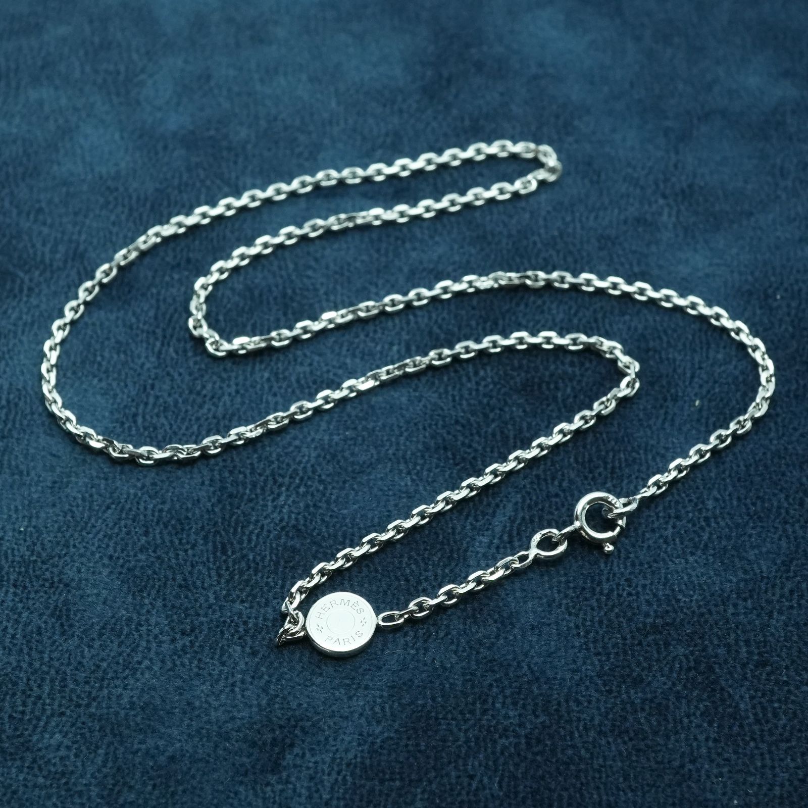 美品 エルメス シルバー セリエ チェーン ネックレス/24-5065S - メルカリ