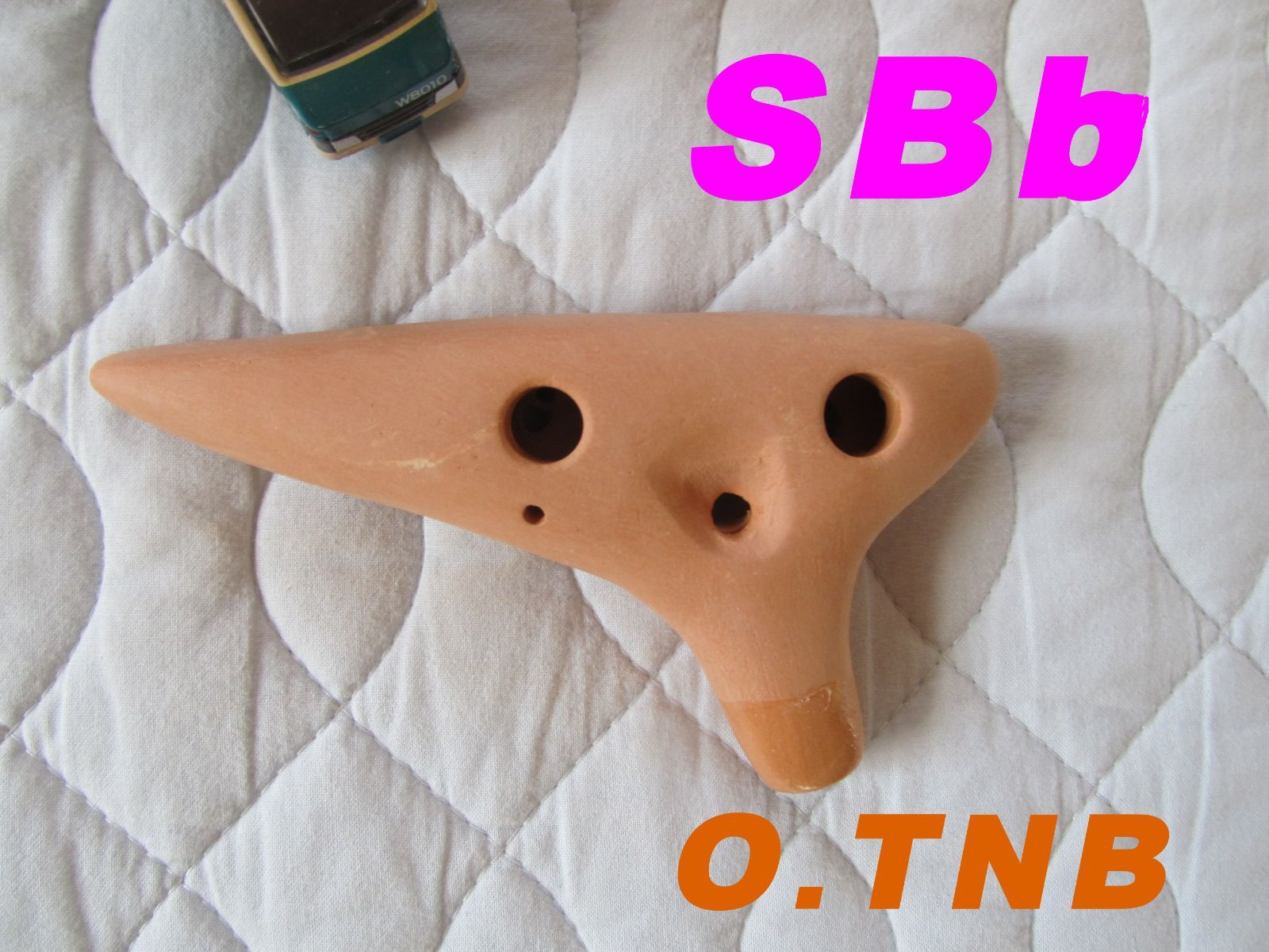 オカリナSB♭管　O.TNB◆手作り陶製◆今井美樹「プライド」を吹こう