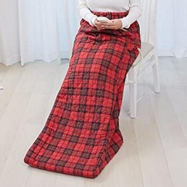 あすつく 椙山紡織 ホット脚入ヒーター NA-21SHZ RE レッドチェック 送料無料