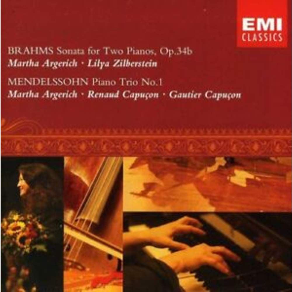 Brahms Sonata for Two Pianos Op. 34b Mendelssohn Piano Trio No. 1