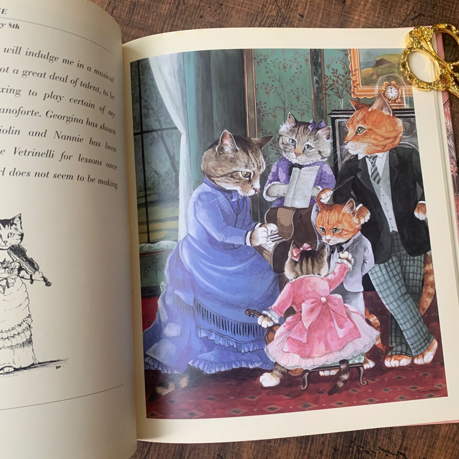 キュートな猫洋書　猫洋書　ヴィクトリアン洋書　猫写真洋書　猫ミニトランプ 猫好きさん必見】レトロ 洋書 Diary of a Victorian Cat
