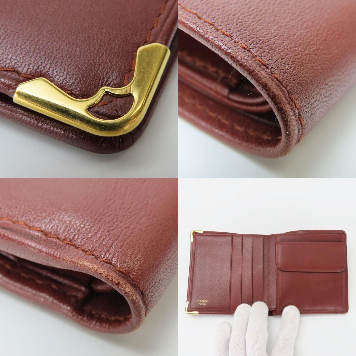 レディース Cartier カルティエ 長財布 ガーランド ドゥ ラウンド 