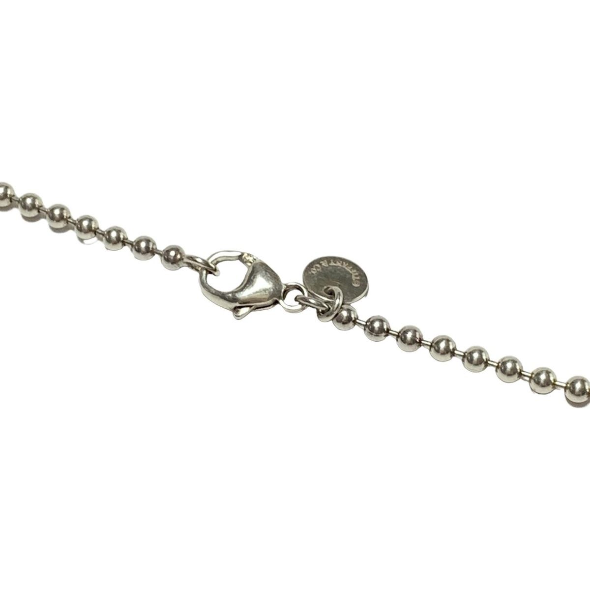 TIFFANY ボールチェーン ロング ネックレス ティファニー ボールチェーン ロングネックレス 84cm メンズ