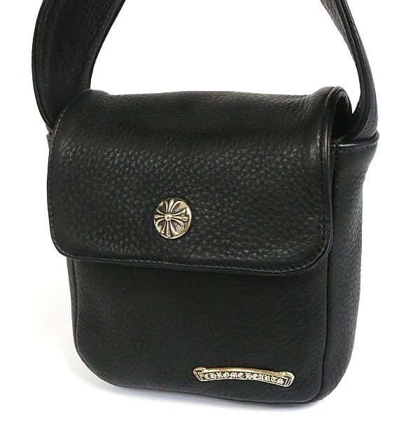 クロムハーツ小型黒レザーショルダーバッグ 楽天市場】CHROME HEARTS(クロムハーツ) TAKA MINI LTHR