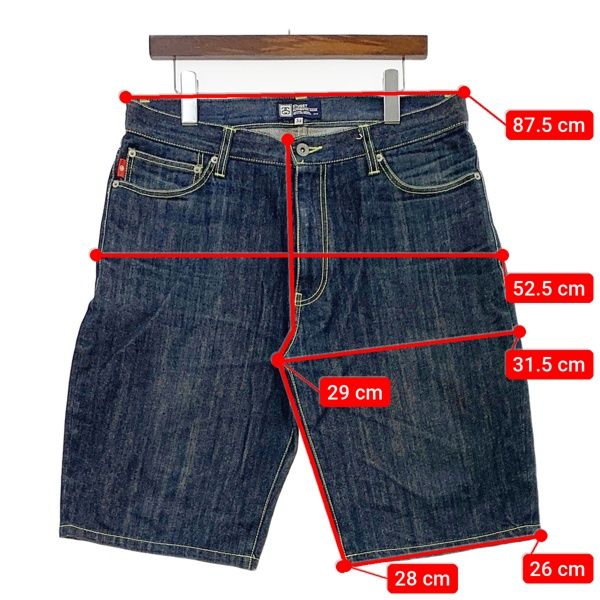 【極美品】stussy デニム ハーフパンツ 34 ROUGH&RUGGED STUSSY ステューシー ROUGH AND RUGGED ショート デニム ハーフ