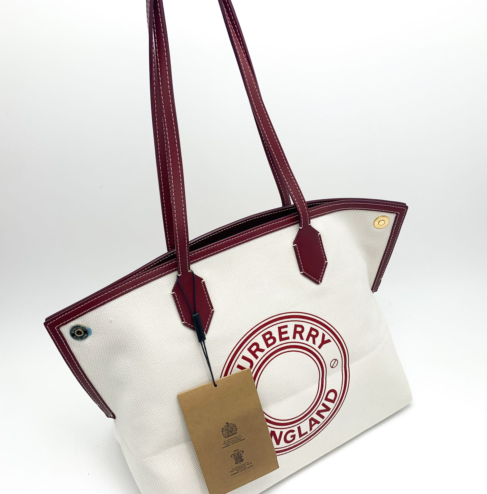 BURBERRY バーバリー ロゴ グラフィック ソサエティ トートバック