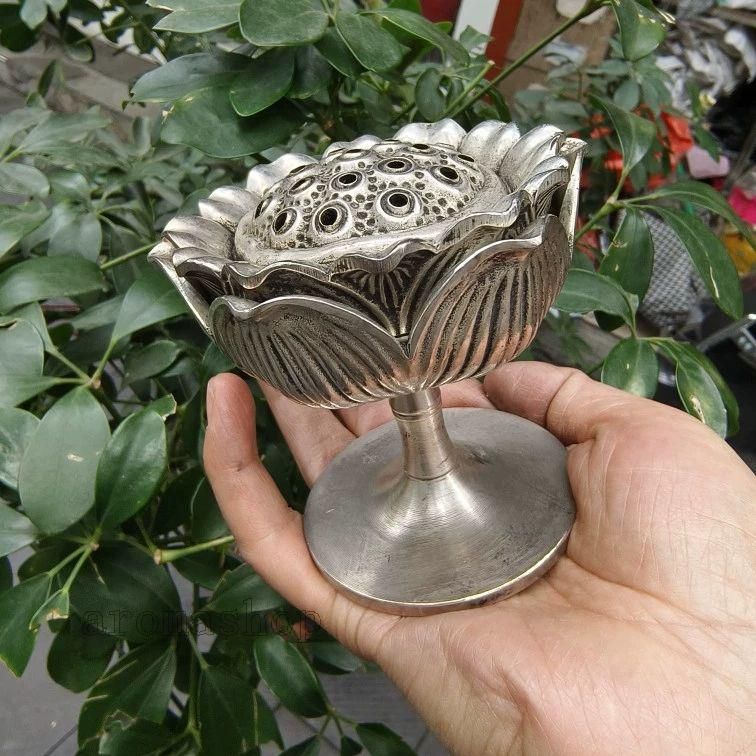Amazon｜銅 細工 蓮華香炉 香道具 銅製品 工芸品 置物｜仏壇用