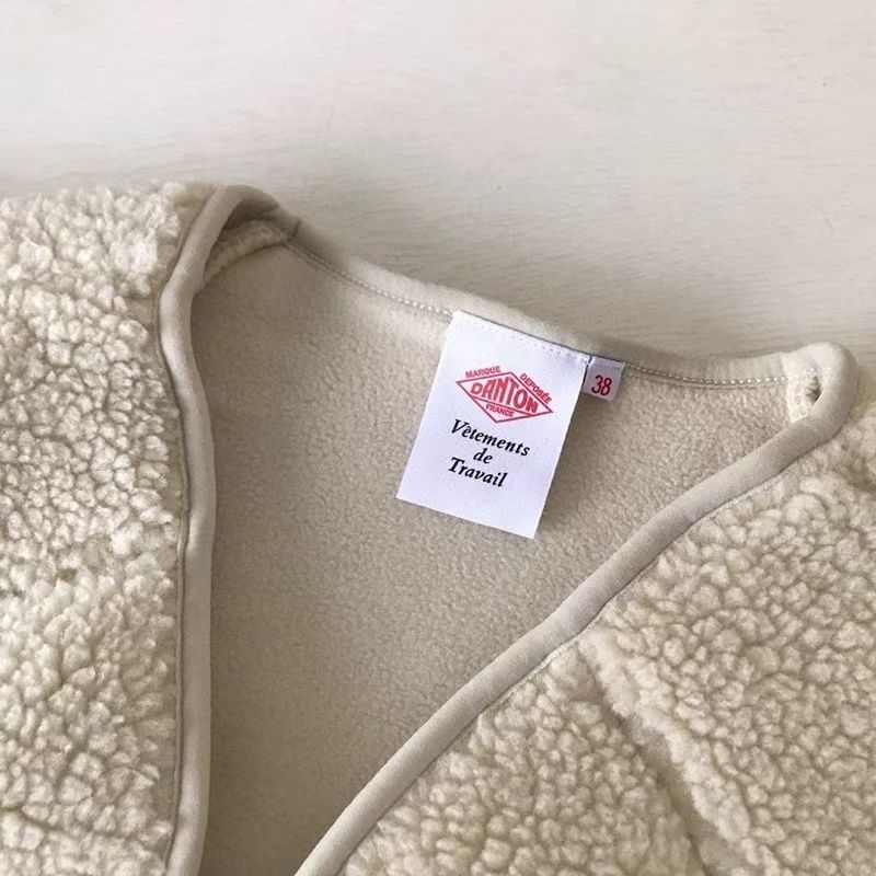 ダントン DANTON ハイパイル ボアジャケット フリースジャケット レディース メンズ 男女兼用 ベージュ ブラウン ブラック ダークグレー WWW_SIROKUMA-CORPORATION_COM