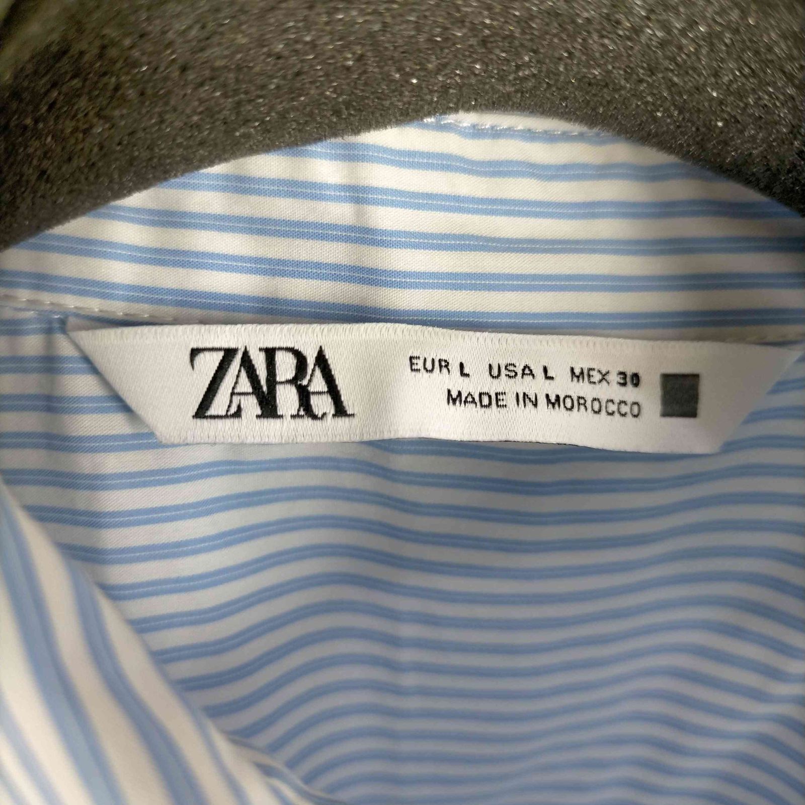 ザラ ZARA タイディテール ストライプシャツ レディース JPN：L - メルカリ