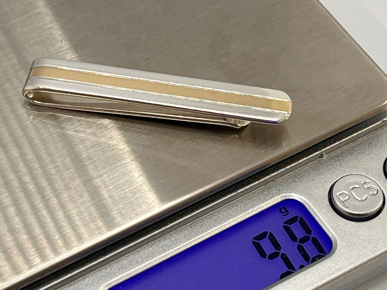  a 092 Tiffany-Co. ティファニー ネクタイピン タイピン 750 925 シルバー k 18 YG イエローゴールド ネクタイピン 小物