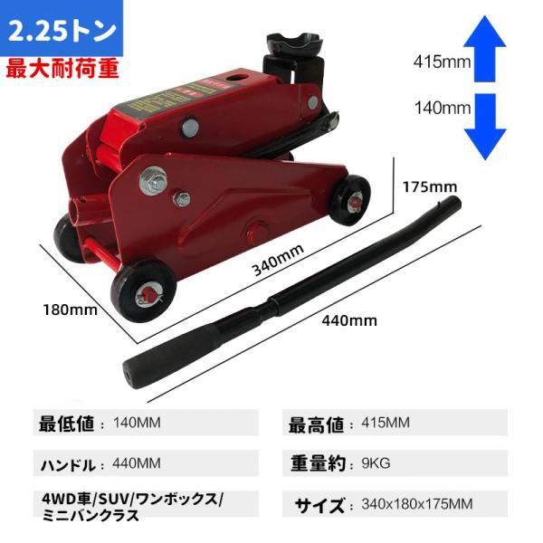 ジャッキアップ タイヤ交換