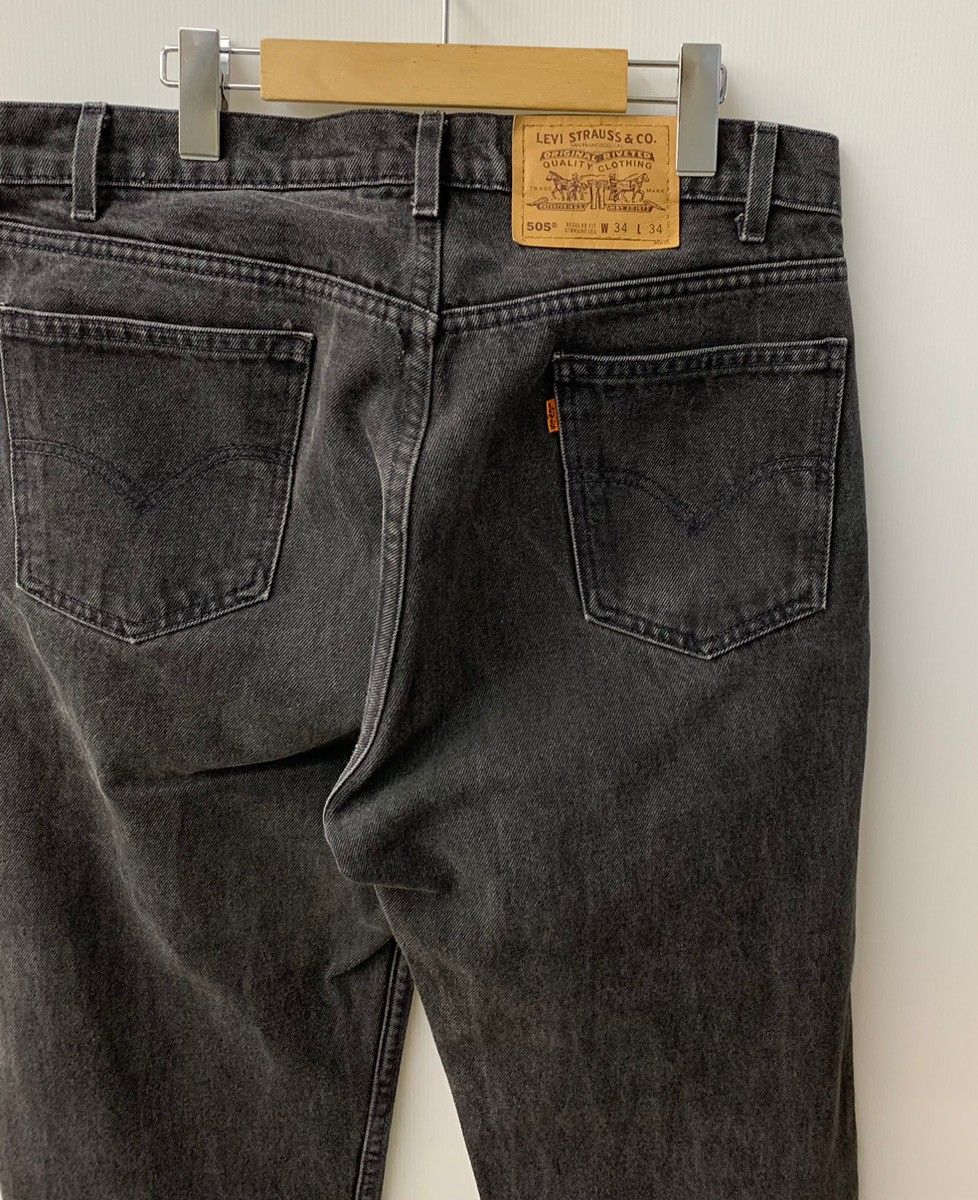 リーバイス Levi's 505 90s オレンジタブ ブラックデニム 後染め