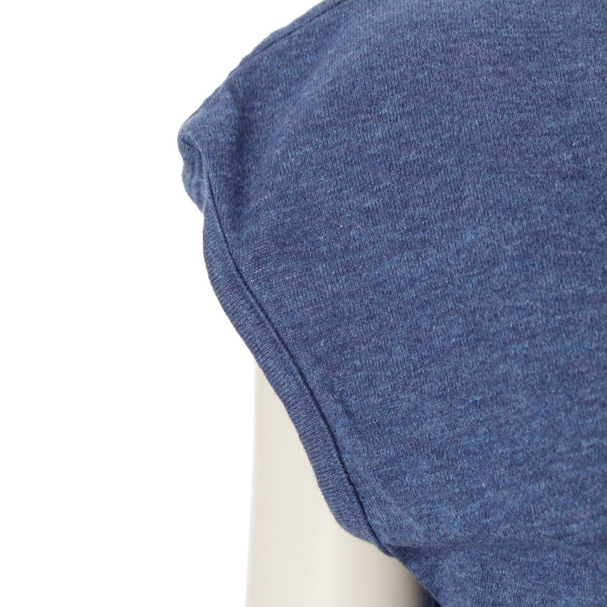  イッセイミヤケ 80 s コットン 筆タグ ギャザー デザイン ノースリーブ トップス ネイビー ブルー系 M その他 トップス