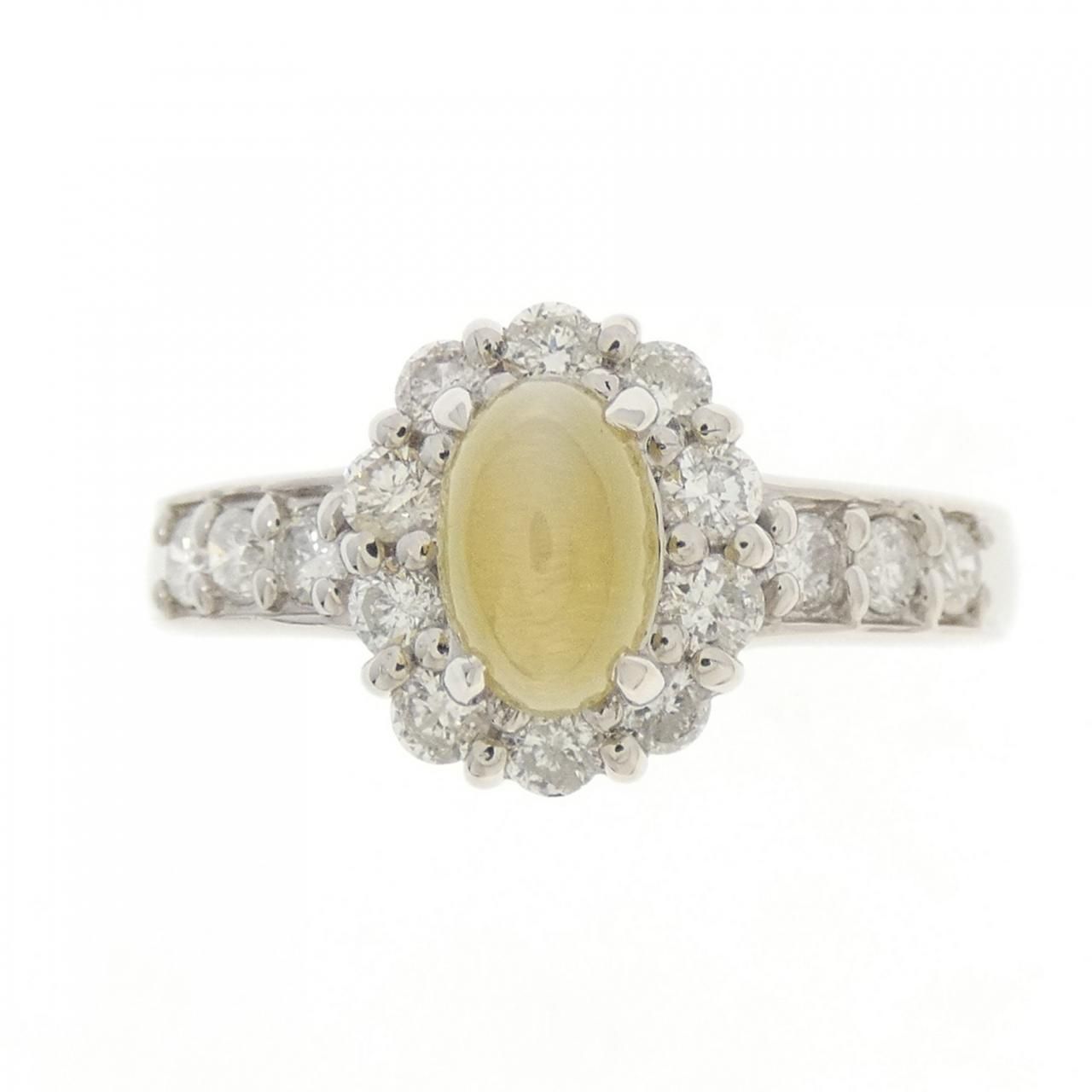 PT900 クリソベリルキャッツアイ リング 1.05CT - メルカリ 