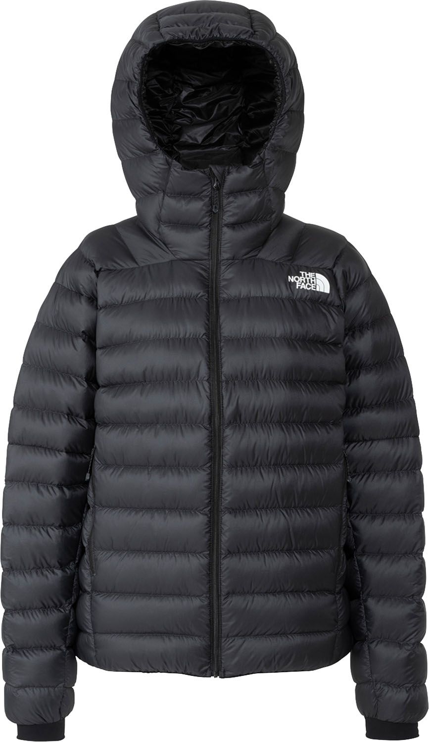 ザ ノース フェイス THE NORTH FACE アウトドア ウーゼルフーディ レディース ダウンジャケット アウター 防寒 保温 撥水 フード付き 雨 雪 秋冬 スキー スノボ キャンプ ヘルメット対応 旅行 収納袋付き NDW92501 K ブラック