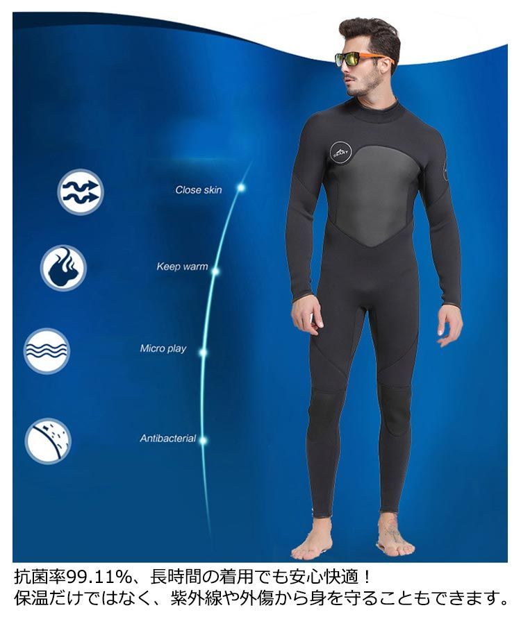 RySURF【 Lサイズ未使用】⭐️ウェットスーツ フルスーツ3mm メンズ ウェットスーツ フルスーツ 3mm メンズ 通販 | ウェットスーツ本舗