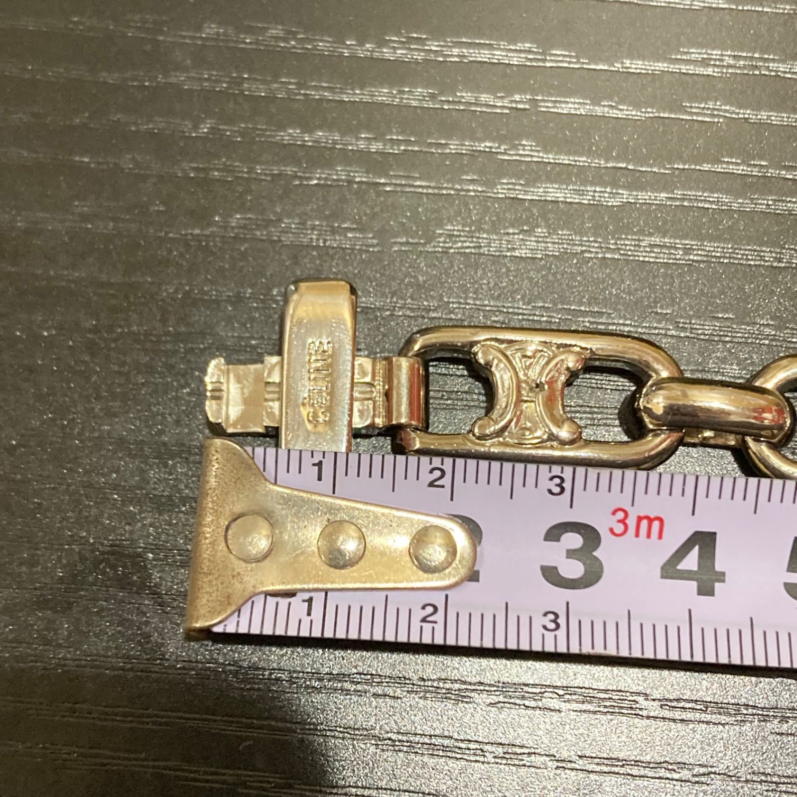 ◇ セリーヌ マカダム ブレスレット 約20cm あんしん鑑定付き