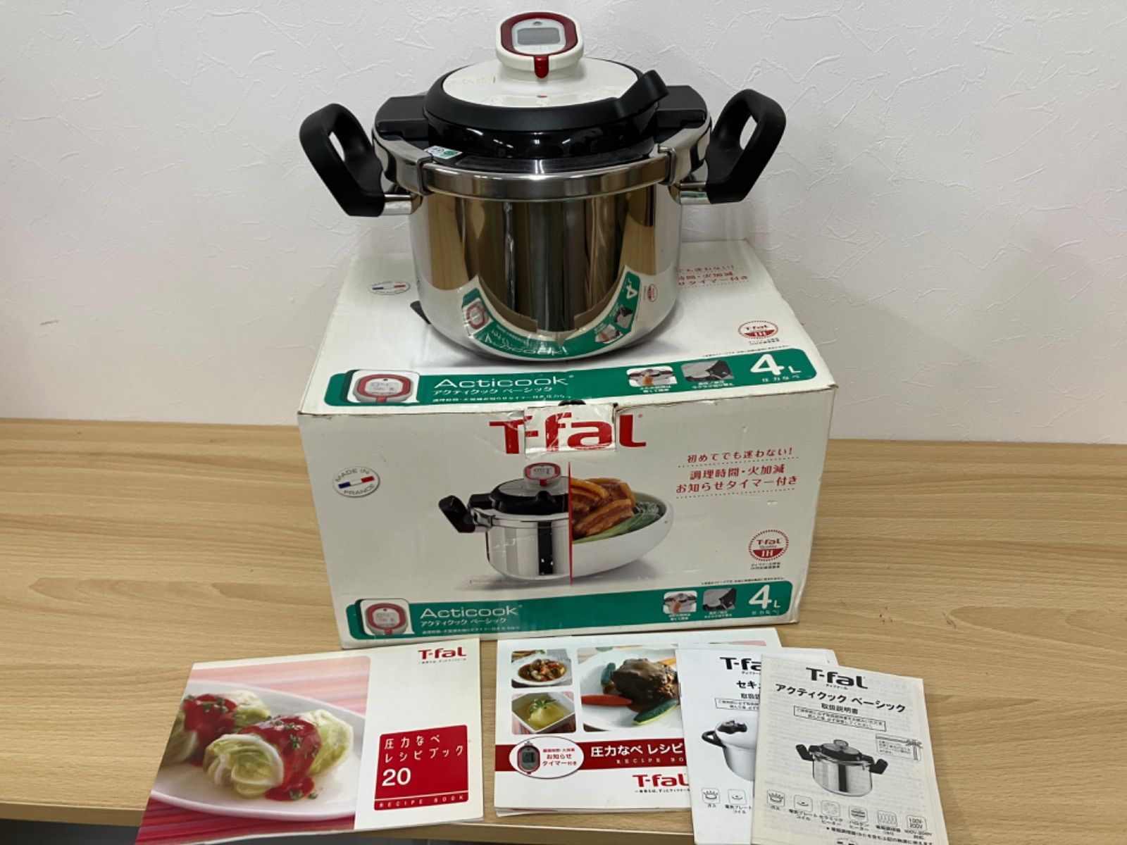未使用　T-fal 圧力鍋 アクティクック ベーシック 4L 未使用品 ティファール T-fal Acticook アクティクック
