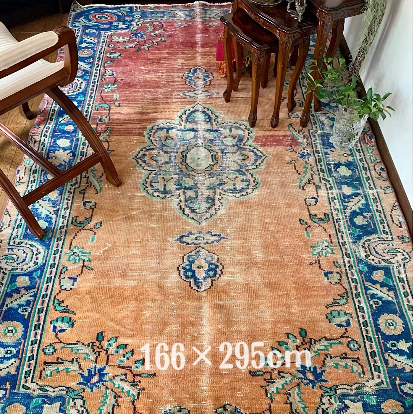 レア柄　gradation small rug ヴィンテージトルコラグ レア柄 gradation small rug ヴィンテージトルコラグ