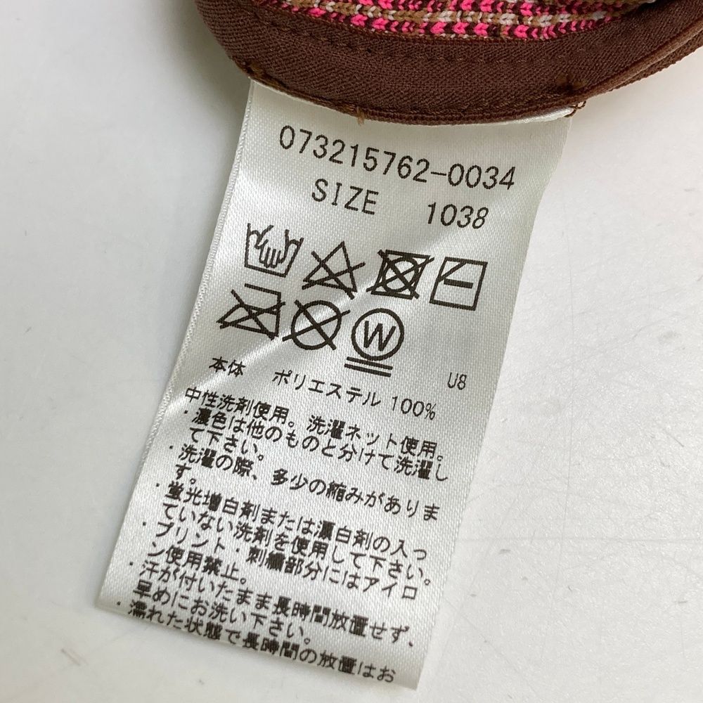 サイズ：38 G/FORE ジーフォア  長袖ニット ワンピース 総柄 ブラウン系 [240101474157] ゴルフウェア レディース ストスト サイズ：38 G/FORE ジーフォア 長袖ニット ワンピース 総柄
