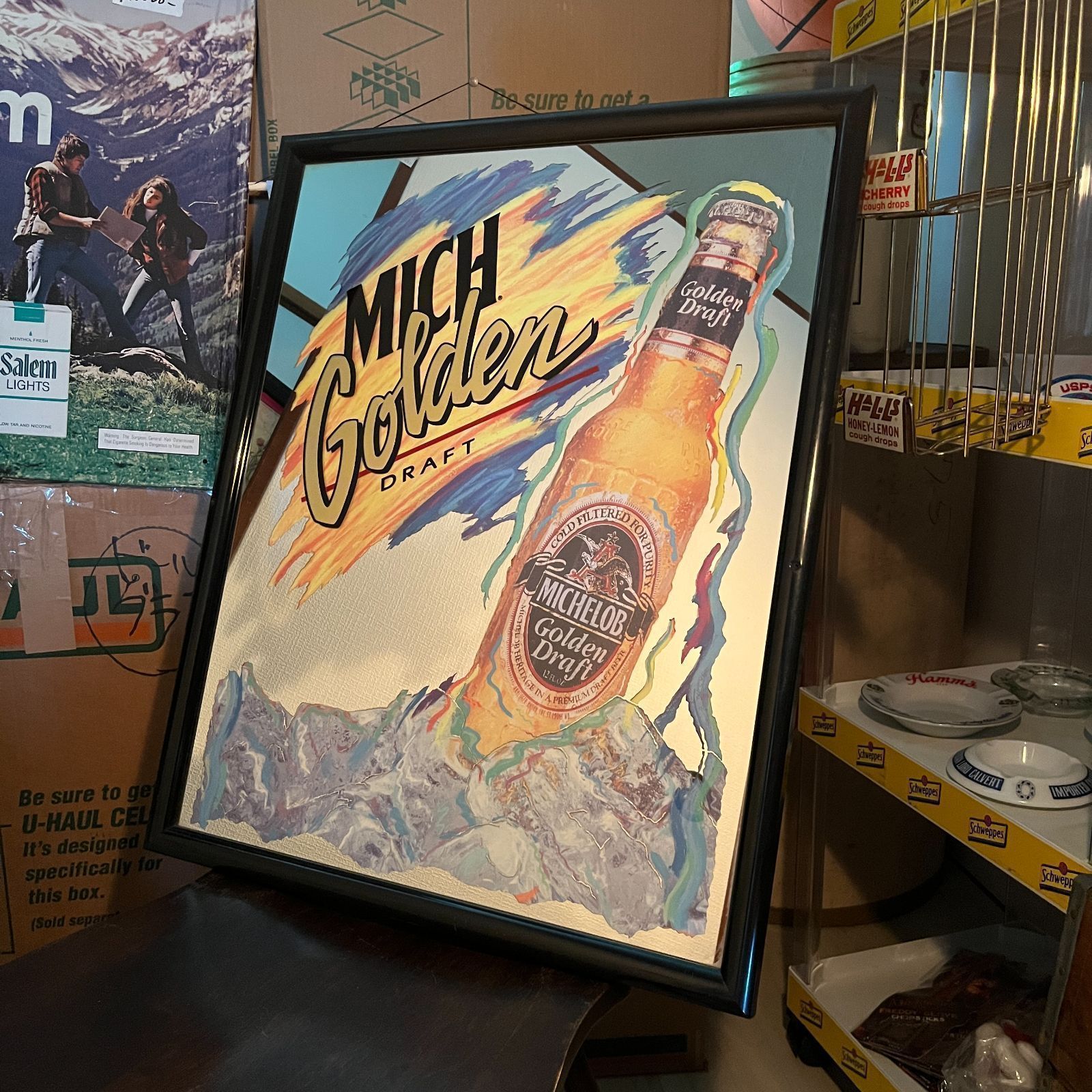 パブミラー】1993 MADE IN USA ビッグサイズ