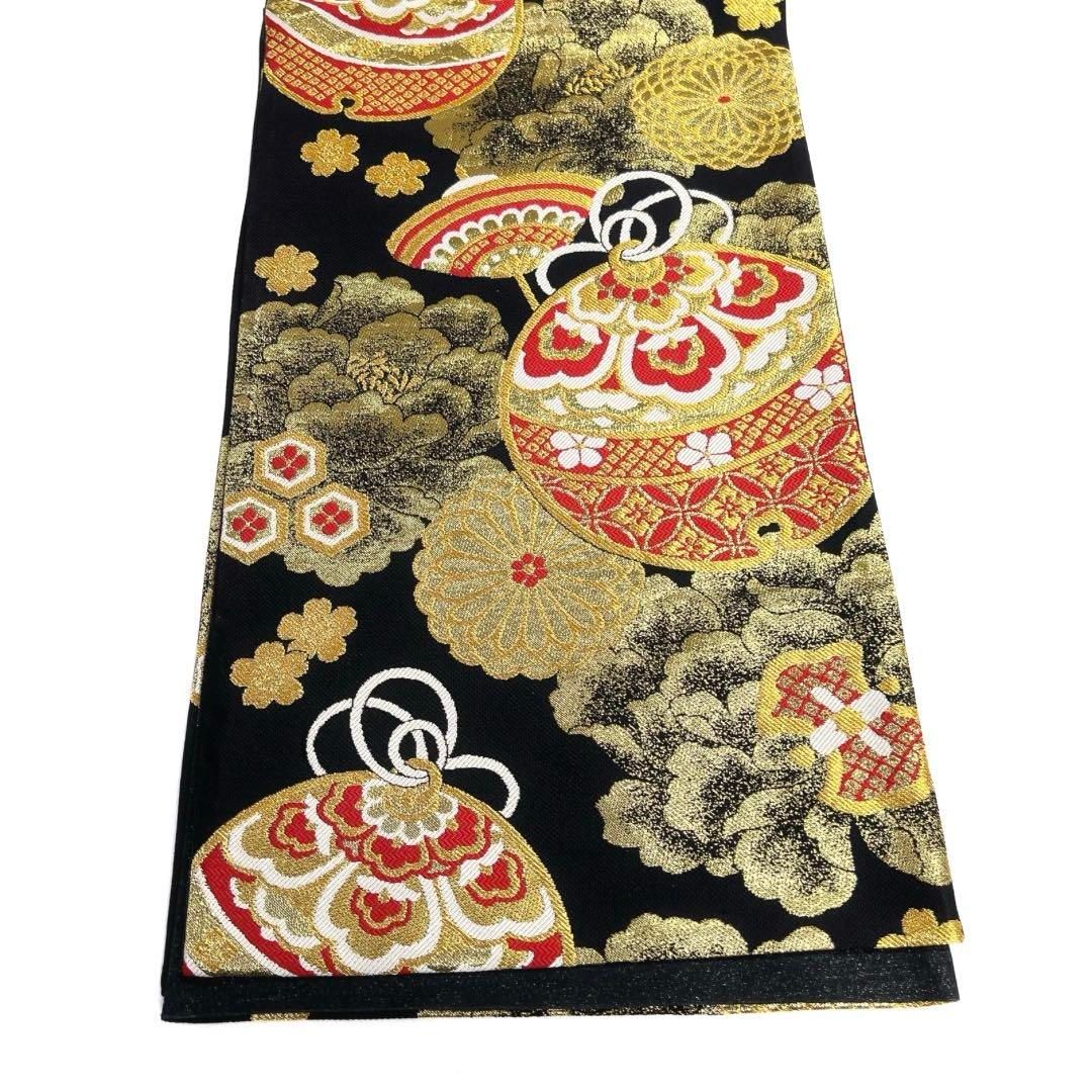 振袖帯 鈴 菊花 牡丹 着物 035a d - メルカリ
