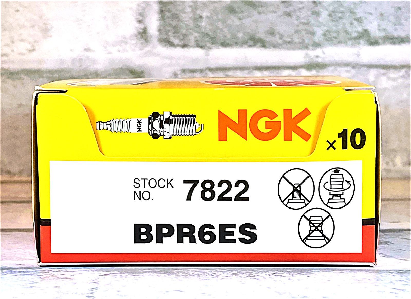 NGK BPR6ES (7822) 10個セット 新品 送料込 モトグッチ 1100SPORT