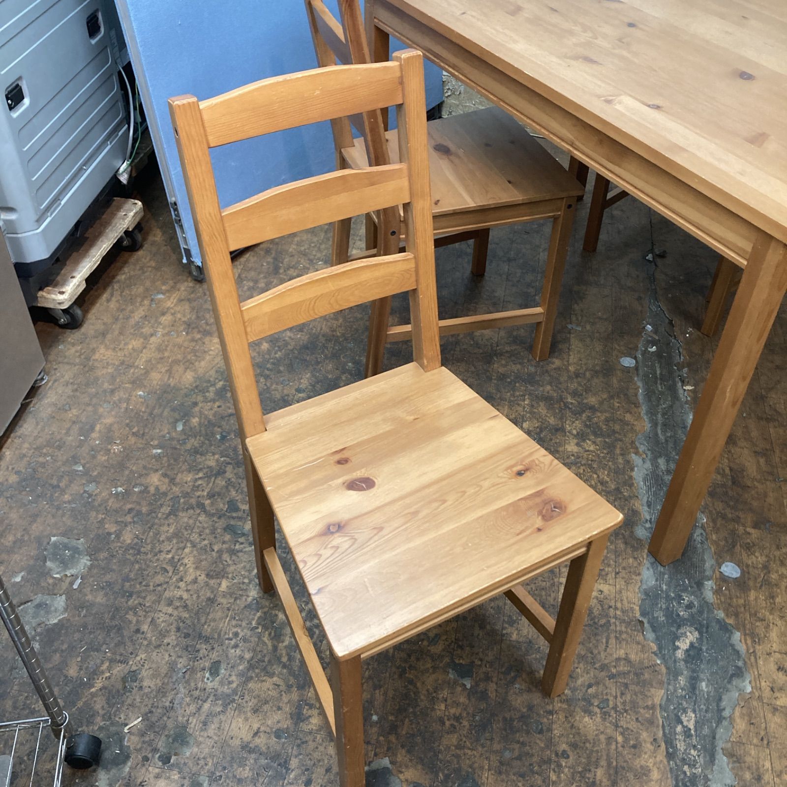 名古屋市近郊送料設置無料⭐ S742 ⭐ IKEA ダイニング5点セット  