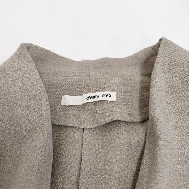 evam eva ノーカラージャケット エヴァムエヴァ - メルカリ