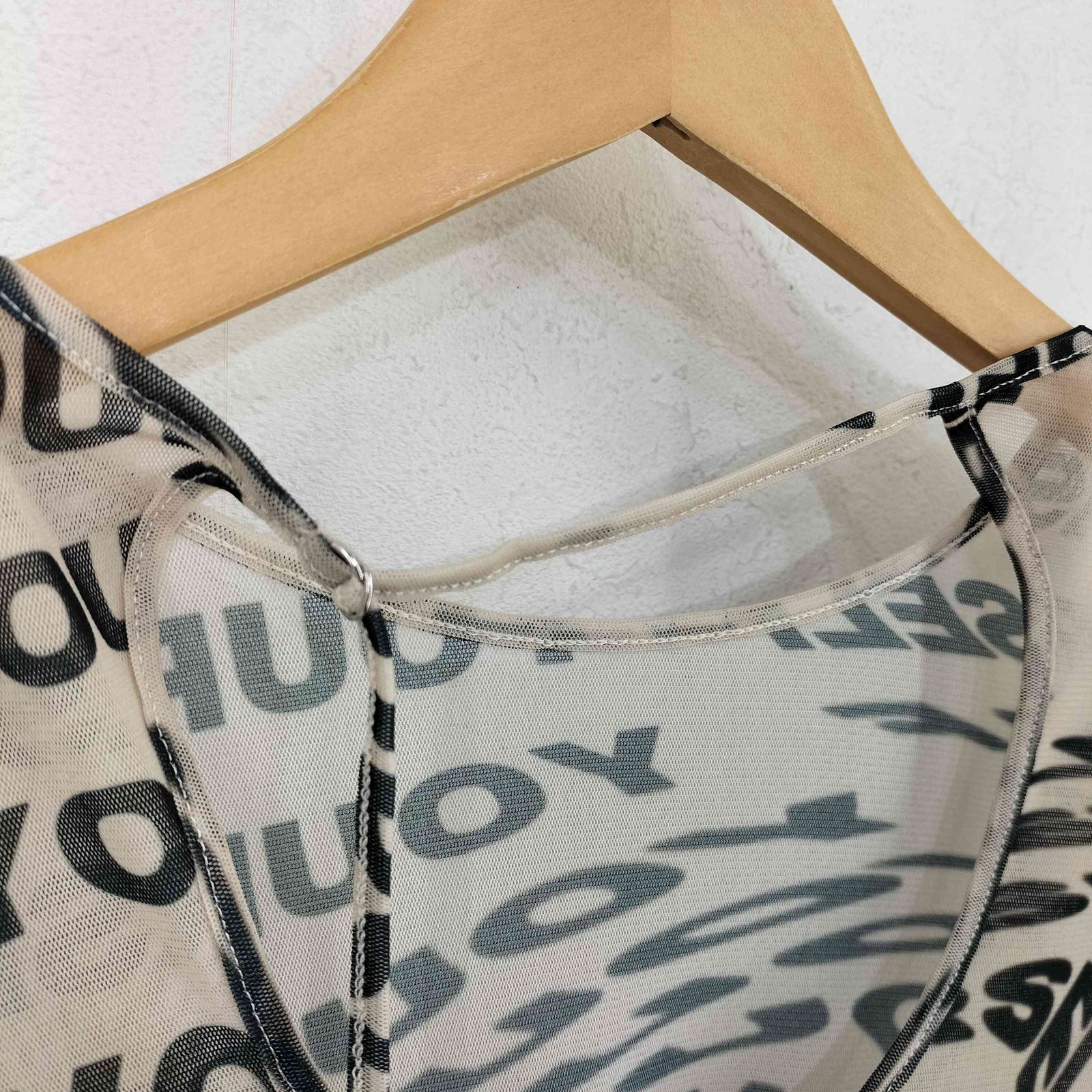 メゾンスペシャル MAISON SPECIAL Distortion Print Top レディース
