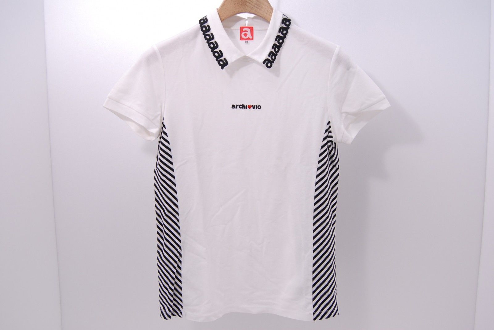 中古 レディース アルチビオ archivio 半袖シャツ 38(M) 白 ホワイト 襟付き
