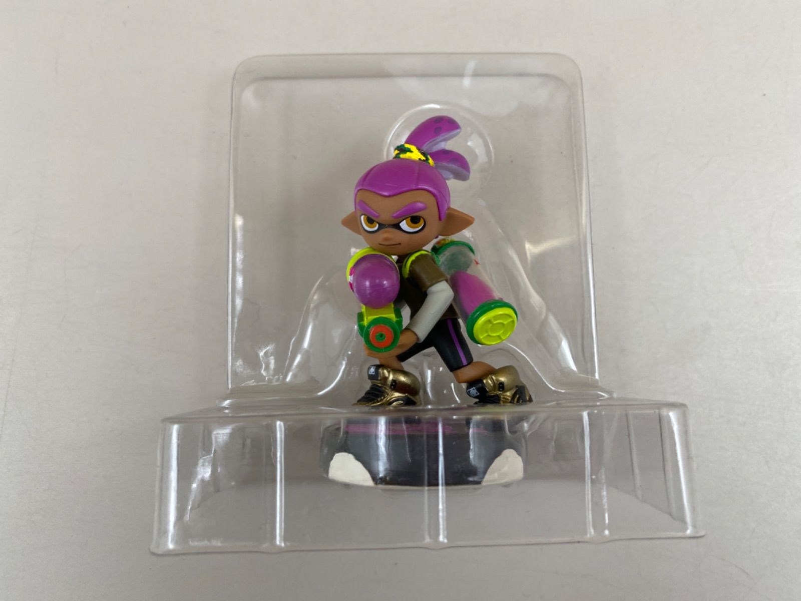 amiibo ガールライムグリーン　ボーイパープル　イカオレンジ　アミーボ Amazon.co.jp: amiibo ガール【ライムグリーン】 (スプラ