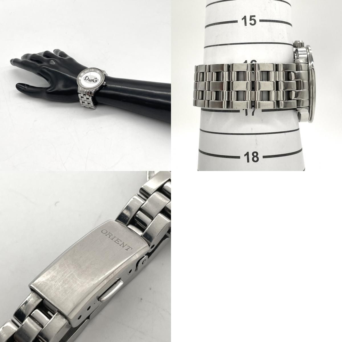 619 D&G DOLCE＆GABBANA TIME CHRONOGRAPH QZ ディーアンドジー