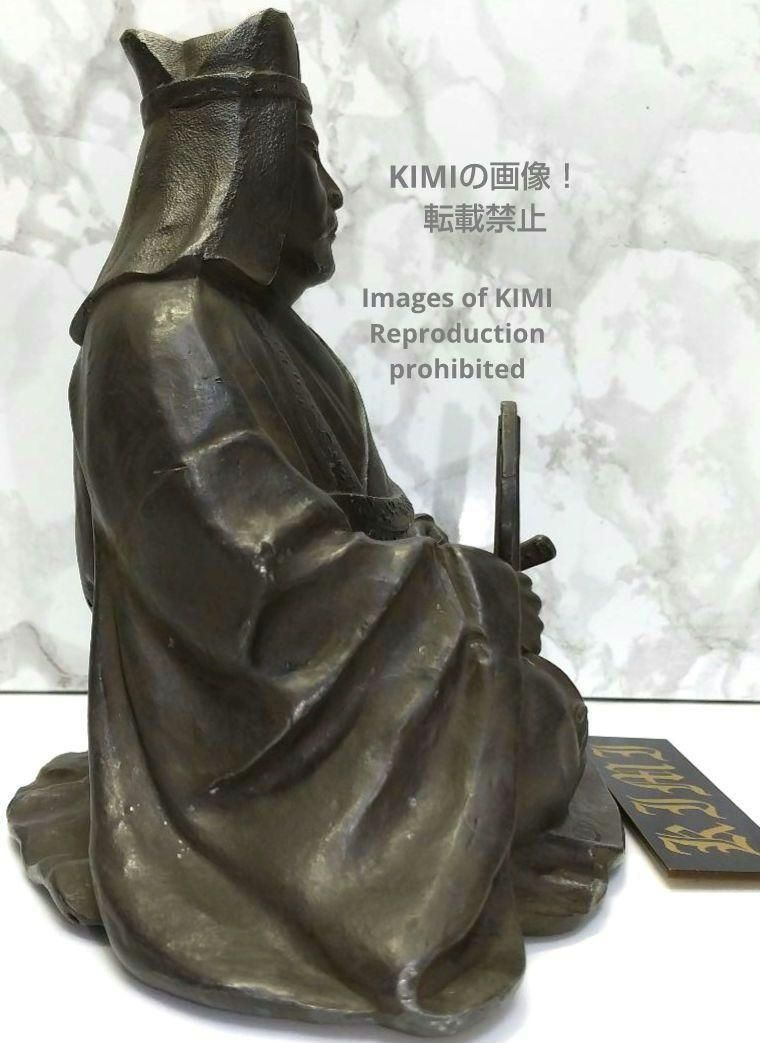 上杉謙信 銅像 銅製 高さ13.5cm 幅15cm 奥行10.2cm 東京 帝国 上杉謙信 銅像 銅製 高さ13.5cm 幅15cm 奥行10.2cm 東京 帝国 大学