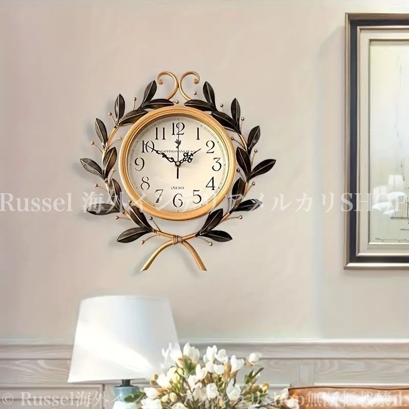 壁掛け時計 ウォール クロック 掛け時計 静音 クォーツ 北欧 おしゃれ かわいい インテリア 電池式 リビング ダイニング 寝室 4-7
