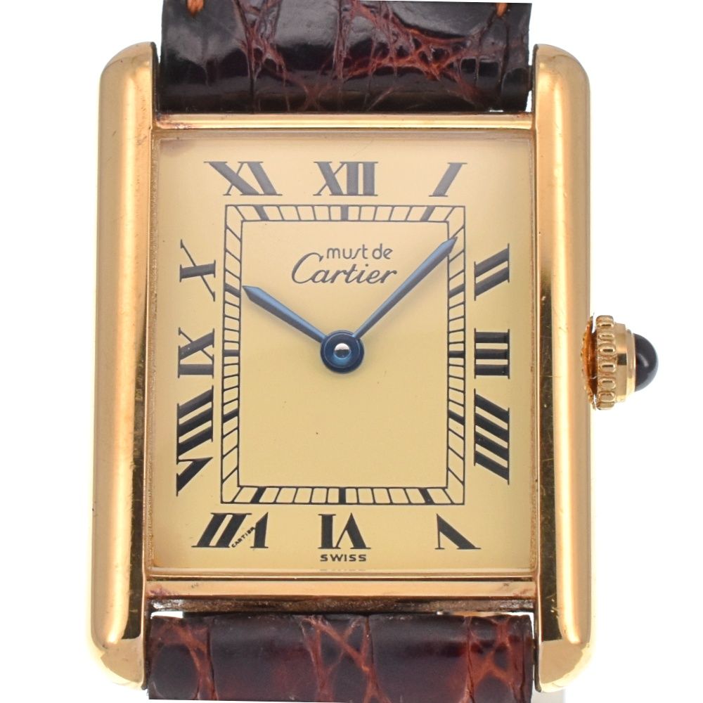 must de Cartier カルティエヴェルメイユ SV925 Cartier 値下 カルティエ CARTIER 2415 マストタンク