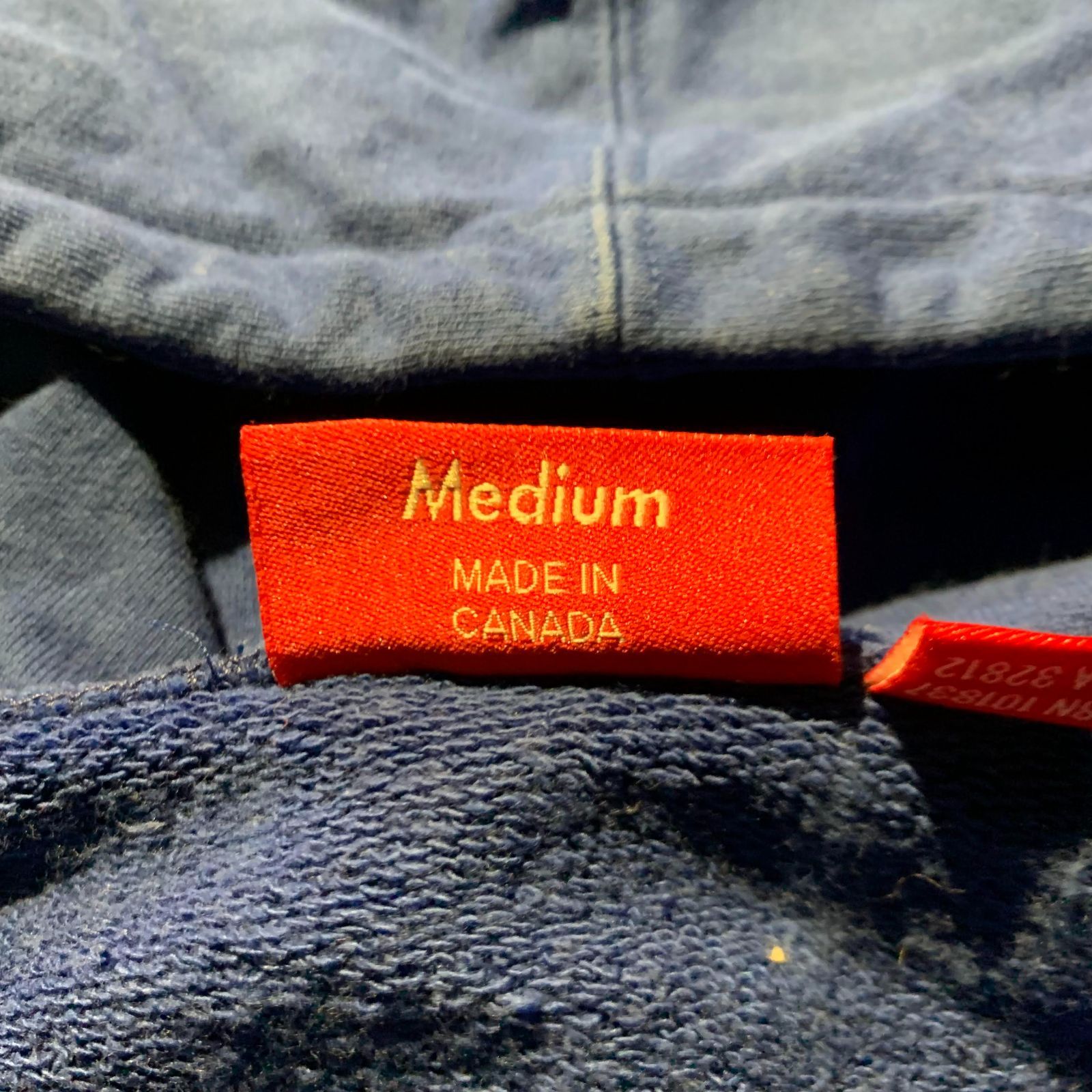 Supreme Small Box Zip Up Hooded Sweatshirt ブルー M シュプリーム 