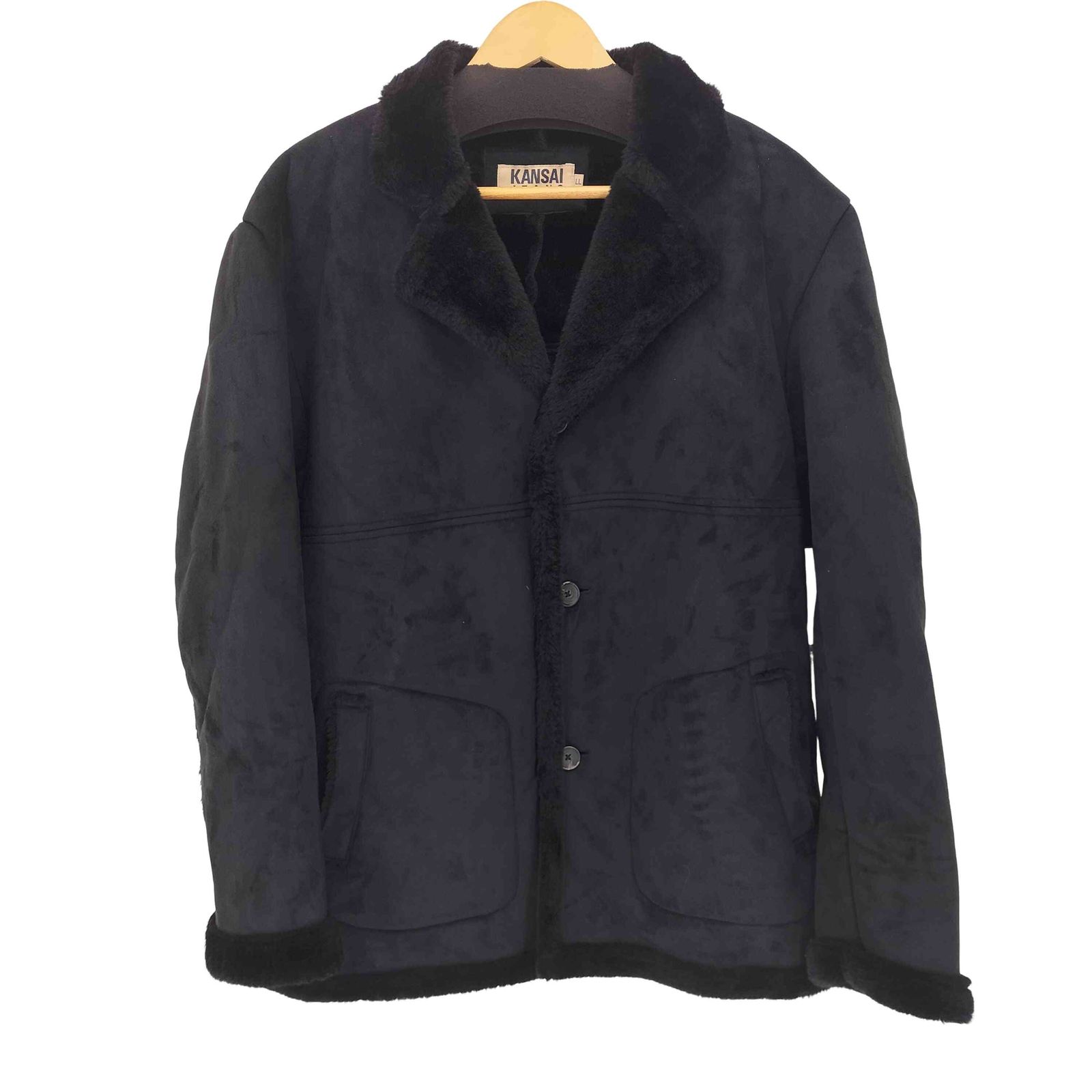 カンサイジーンズ KANSAI JEANS フェイクムートンジャケット メンズ JPN：XL 