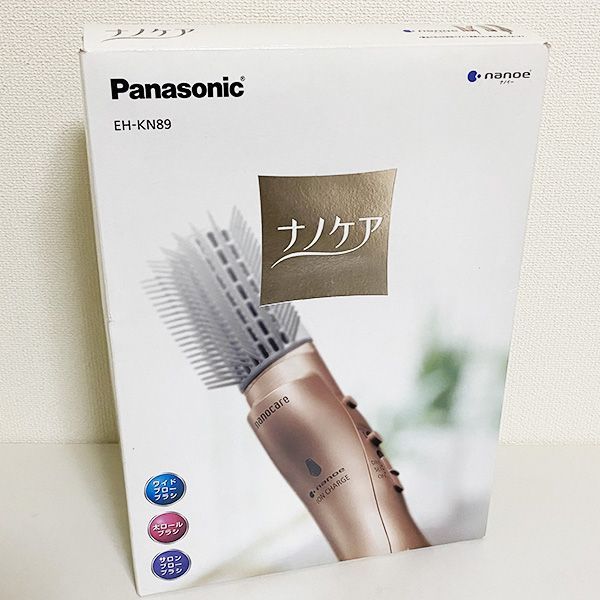 美品】Panasonic EH-KN89-PN くるくるドライヤー ナノケア ヘアドライヤー 