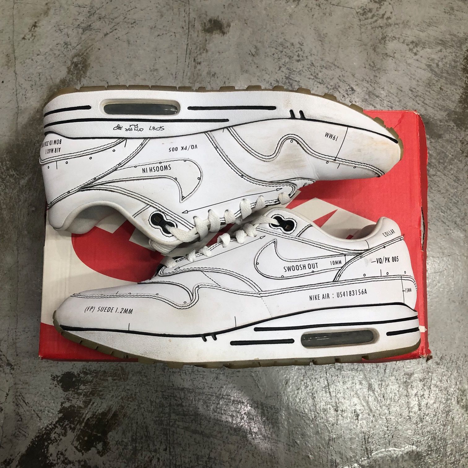 NIKE AIR MAX 1 SKETCH TO SHELF CJ4286-100 ケッチ トゥ シェルフ 