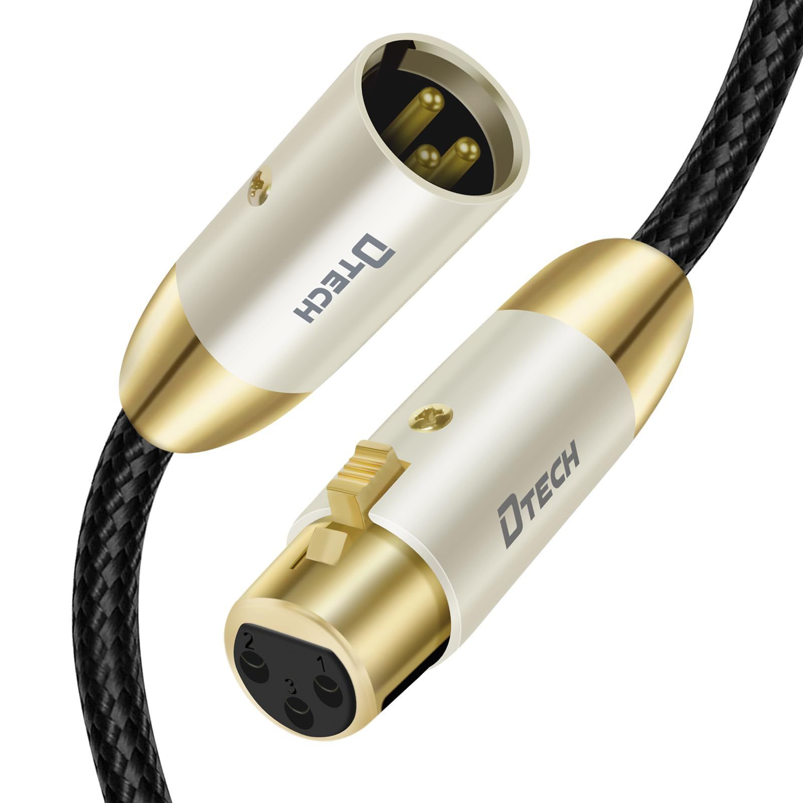 特価セール】高耐久 バランス接続 ナイロン XLR 3ピン マイク録音用 