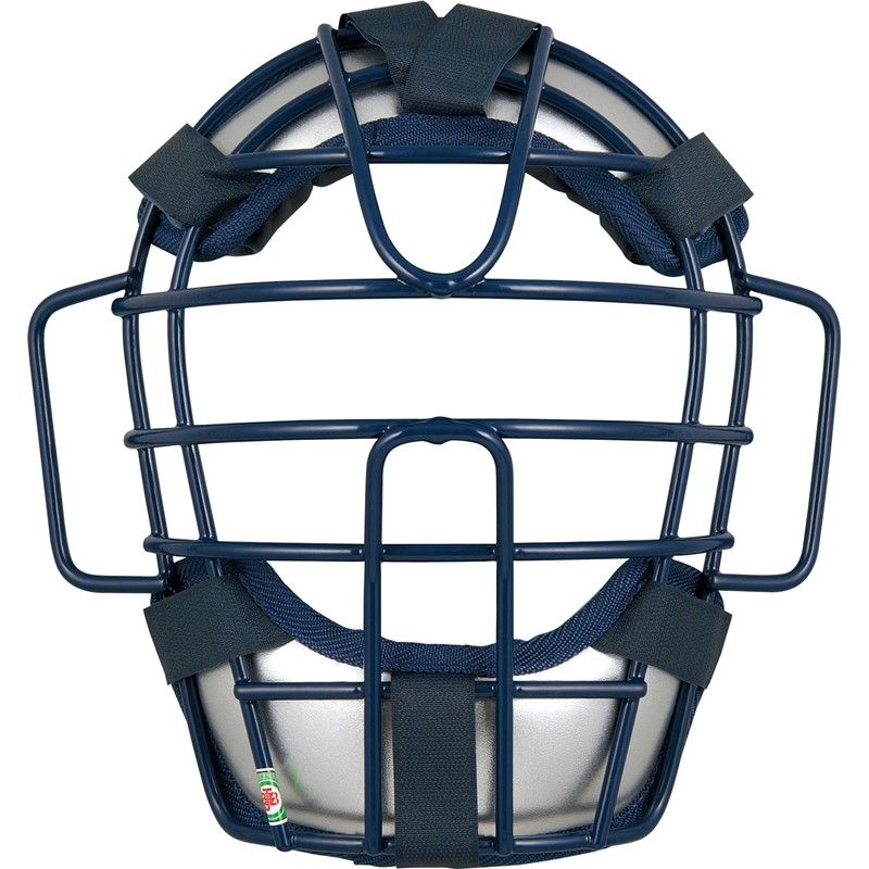 zett ゼット 軟式|ゴムソフト用マスク 野球ソフト 軟式 マスク blm4153-2913 ネイビー|シルバー