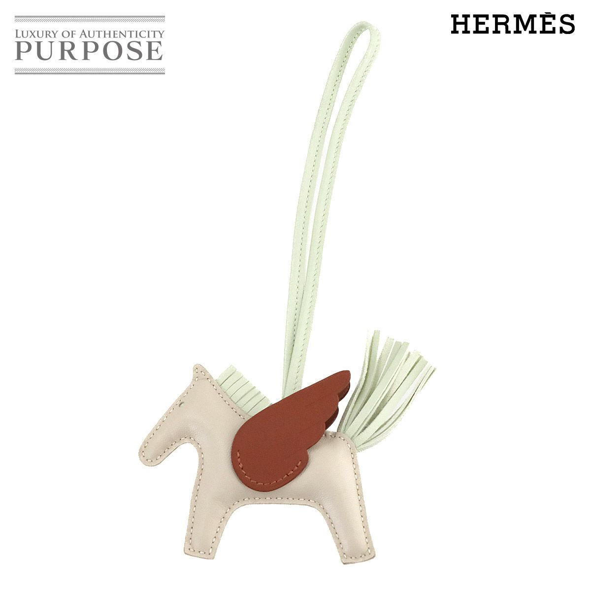 エルメス HERMES ロデオ ペガサス PM バッグ チャーム アニューミロ スイフト クレ ヴェールフィズ ゴールド U刻印 90280669