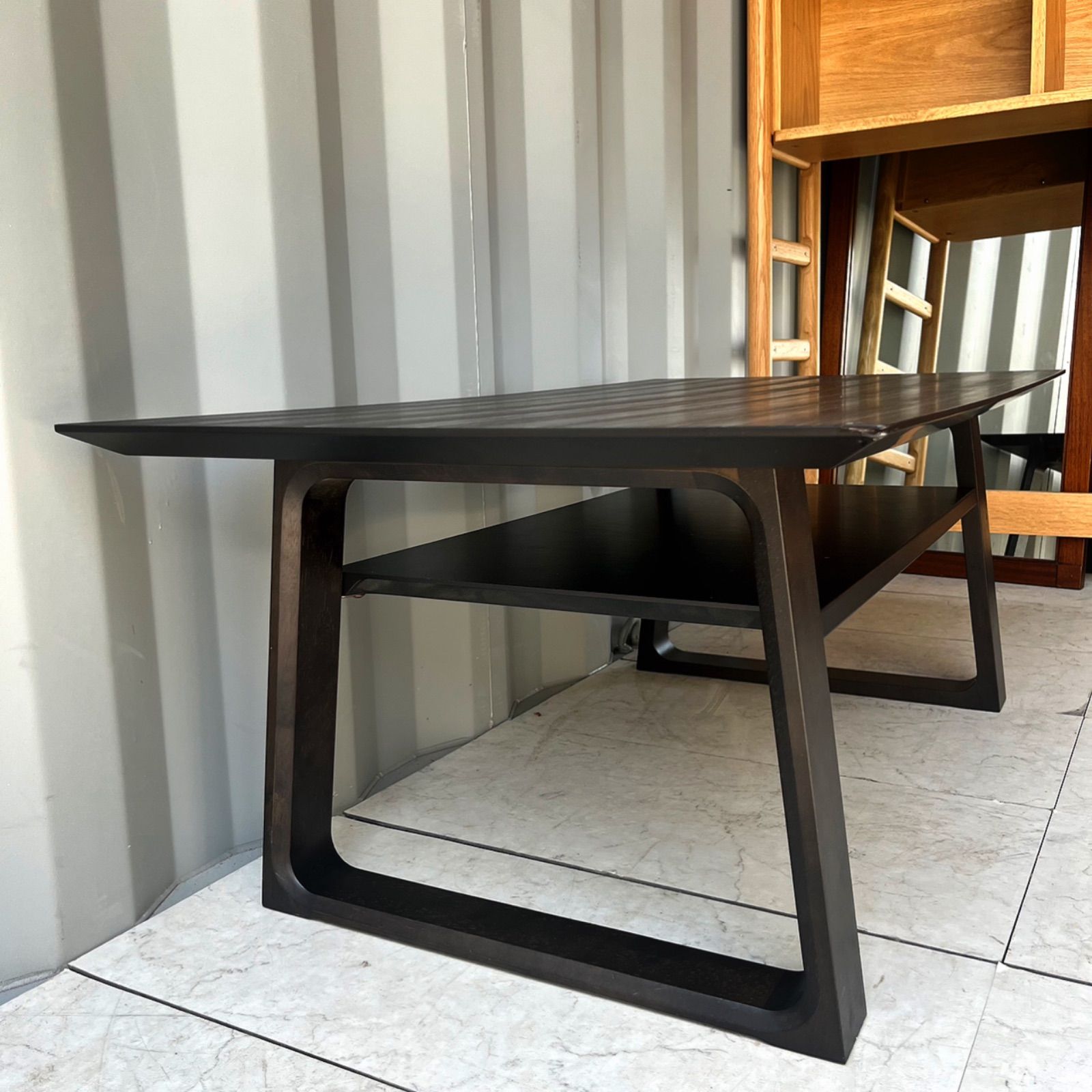 取付無料！カリモク家具 TA3730ZW 木目調モダンセンターローテーブル