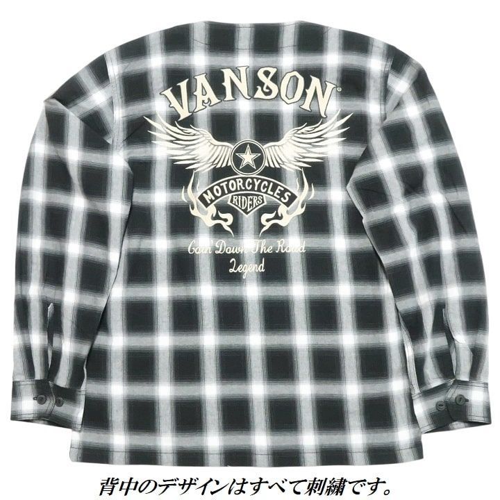 vanson バンソン ヴァンソン チェック サマー/カーディガン スター 