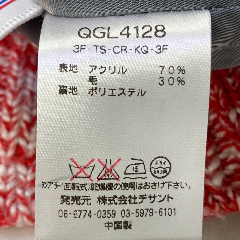 【美品】ルコック ゴルフウェア ジップアップ ニット ジャケット レディース qgwxjl51_01.jpg